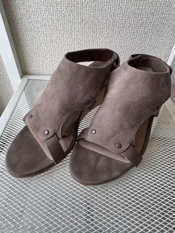 Camper 브라운 샌들 웨지솔 35 22.5
