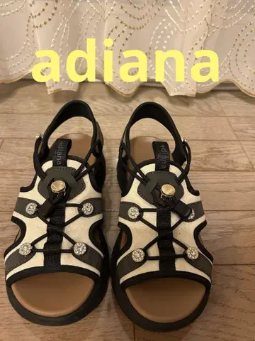 adiana 컴포트 샌들 카키/베이지