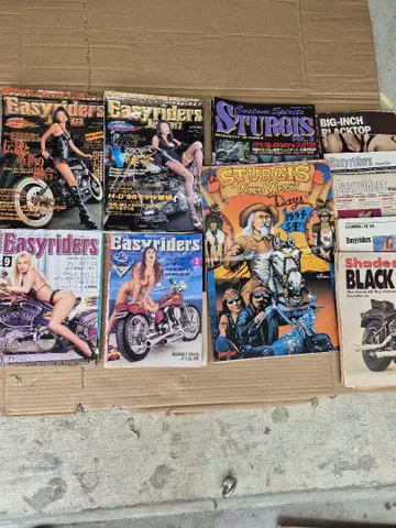 Easyriders 잡지 1990년대 9권 세트