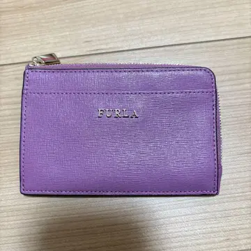 훌라 퍼플 가죽 카드 케이스