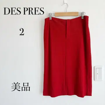 DES PRES 데프레 가을/겨울 무릎 기장 타이트 스커트