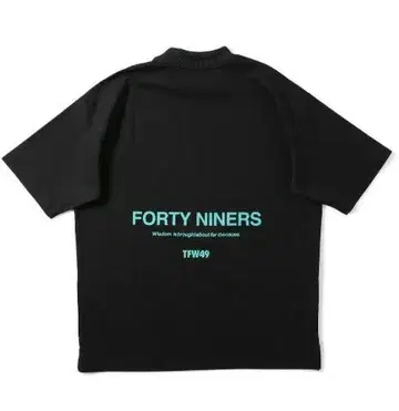 TFW49 반 목선 모크넥 티셔츠