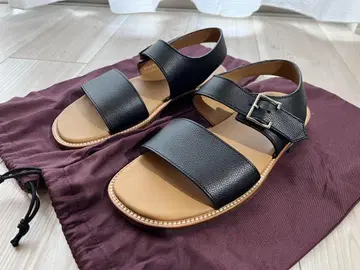존 롭 John Lobb 스트럿 가죽 샌들 그루카 UK6