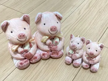 돼지 봉제 인형 세트