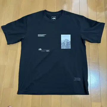 THE NORTH FACE XL 블랙 티셔츠 그래픽 프린트