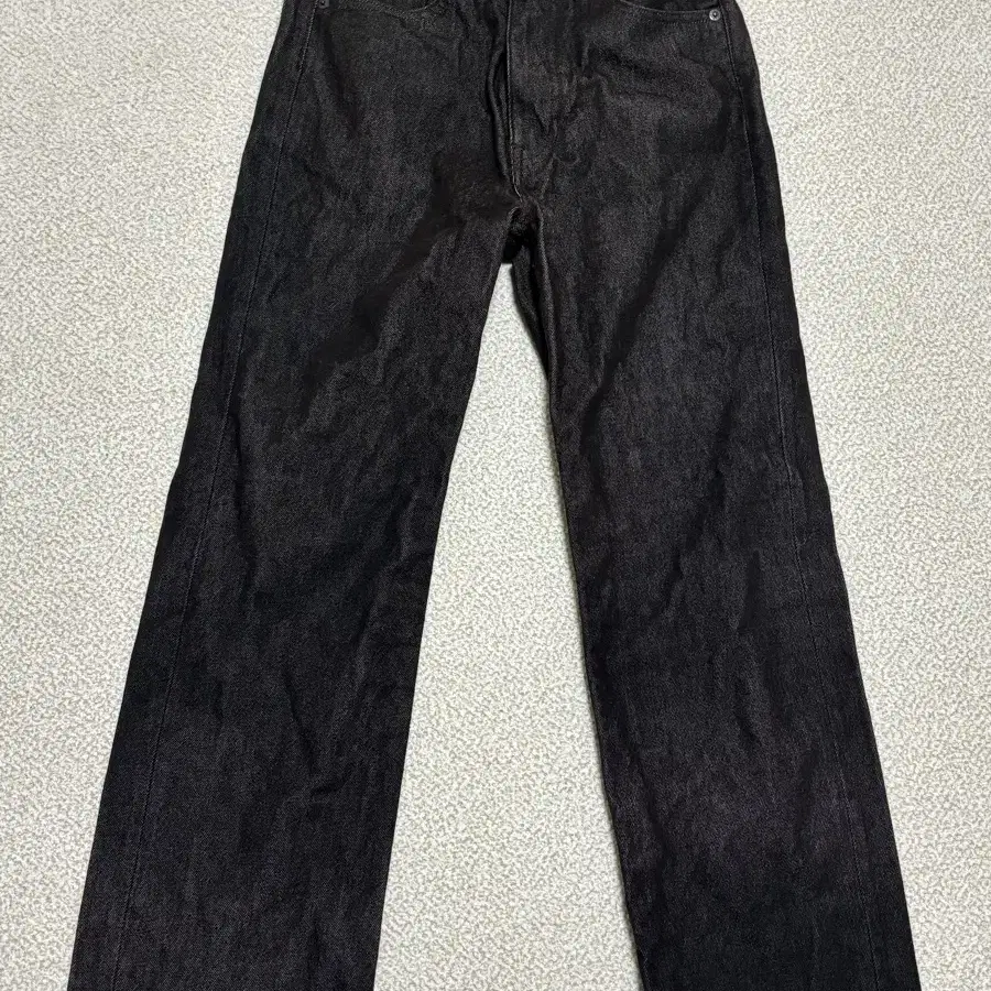 【MODIMOOD】FILLING WASHING SIDE PINTUCK WIDE DENIM Modimood Feeling Washing Side Pintuck Wide Pants Medium Blue