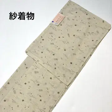 완성품 여름 기모노 폴리에스테르 사 기모노 새상품 No.2527