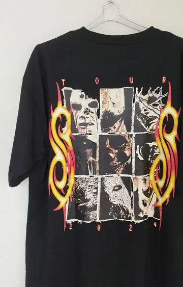 Slipknot 2021 투어 티셔츠 블랙 4L 사이즈