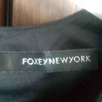 FOXEY NEW YORK 슬리브리스 원피스 42 블랙