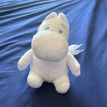 무민 봉제 인형 화이트 키체인 포함
