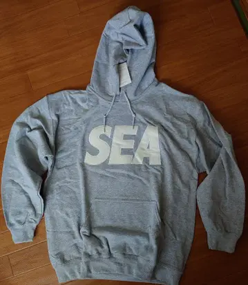 FLAGSTUFF WIND AND SEA 그레이 후드티 L