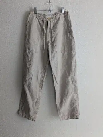 ends and means 엔즈 앤드 미즈 린넨 베이커 팬츠 S