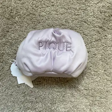 PIQUE 라벤더 파우치 개더링 디테일
