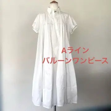 화이트 반팔 셔츠 원피스