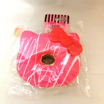 헬로키티 도넛 모양 키링