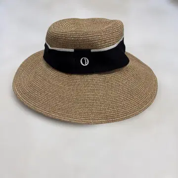 Chapeau d'O 블랙 밀짚모자