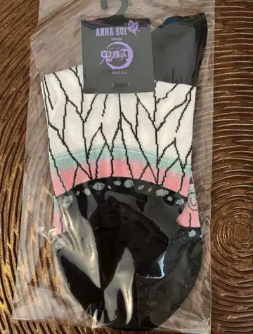ANNA SUI 귀멸의 칼날 콜라보 양말 미사용 23~24cm