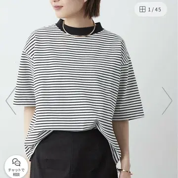 JANESMITH 제인 스미스 보더 티셔츠