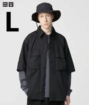 uniqloU 유니클로 유틸리티 오버 사이즈 셔츠