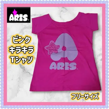 ARIS 앨리스 티셔츠 피트니스 핑크 프리 사이즈 에어로빅 줌바
