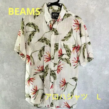 BEAMS 알로하 셔츠 L