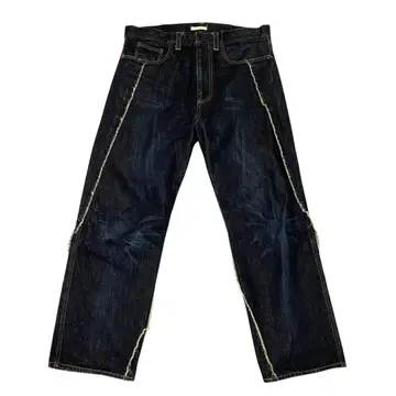 새상품급 코키 khoki 19AW 랩 데님 팬츠 사이즈 M 와이드