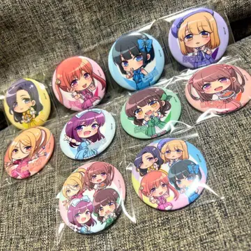 최애가 무도관에 가면 죽을 거야 트레이딩 캔뱃지 전 10종 컴플리트