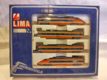 LIMA TGV N 게이지 철도 모형 4량 세트