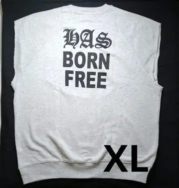 H&S 컷오프 맨투맨 셔츠 XL H-GRAY 미사용