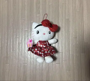USJ 헬로키티 봉제 인형 키링