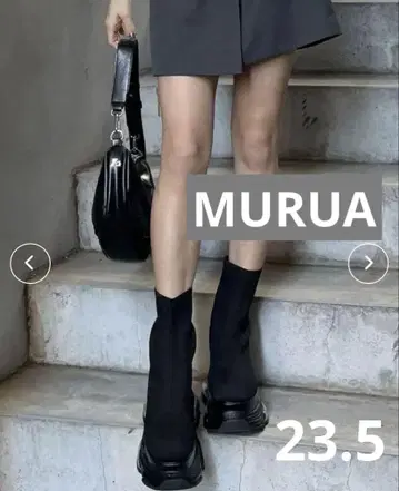 MURUA 에어 밑창 양말 부츠 23.5cm 2시간 미만 사용