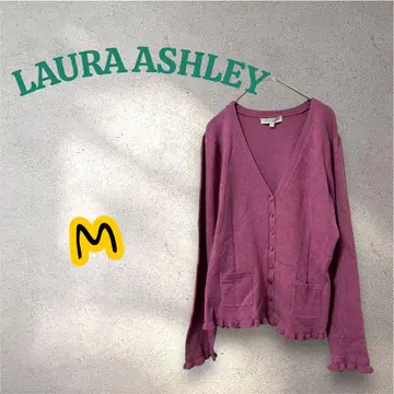 LAURA ASHLEY 로라 애슐리 퍼플 가디건 M