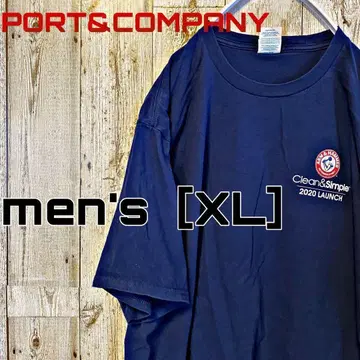 BT-1 [PORT&COMPANY] 프린트 티셔츠 남성용 [XL]