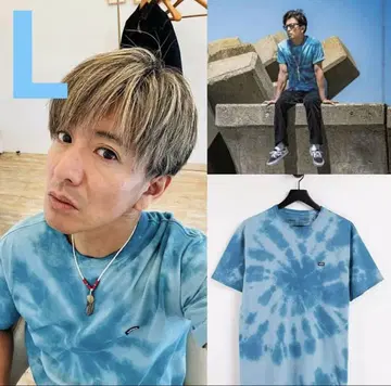 기무라 타쿠야의 개인물품 반스 타이다이 티셔츠 L
