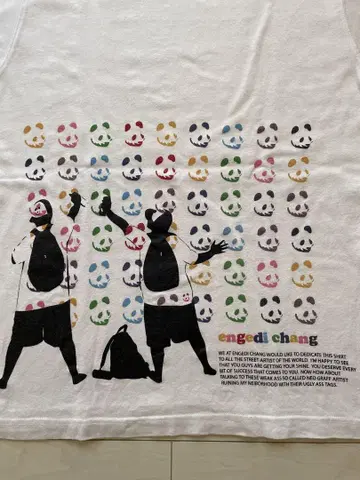 ciano farmer 00's 팬더 t-shirt