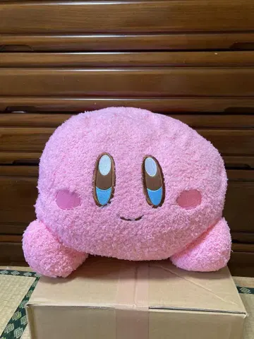 별의 커비 푹신푹신 더 큰 봉제 인형 (엎드린 자세)