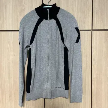 ARMANI 아르마니 지퍼 업 스웨터 드라이버 니트