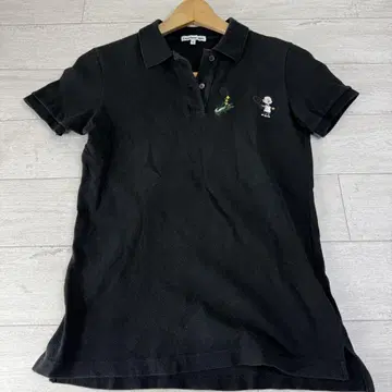 새상품급 LACOSTE 라코스테 반팔 폴로 셔츠 상의 스누피 콜라보