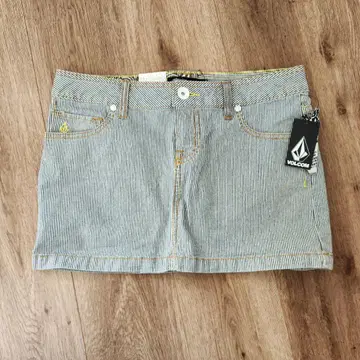 volcom 타이트 스커트 미니 스커트 히코리