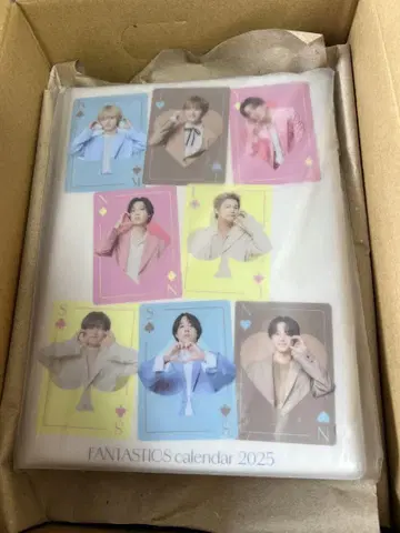 FANTASTICS 2025 달력 포토 카드 홀더