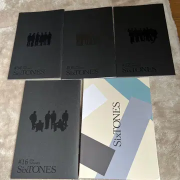SixTONES 뉴스레터 세트 #04, #08, #12, #16
