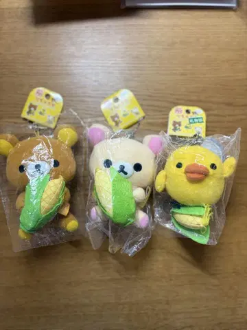 리락쿠마 옥수수로 느긋하게 공 체인 코리락쿠마 키이로이토리