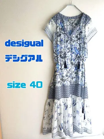 desigual 데시구알 꽃무늬 원피스 40 사이즈