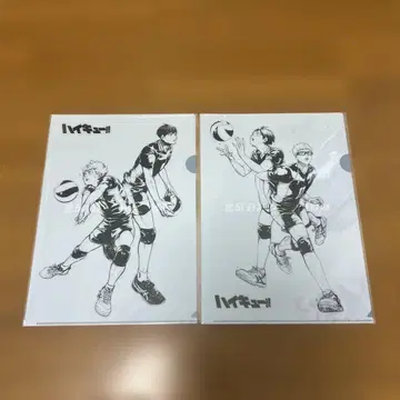 하이큐 센다이 관광 특사 취임 기념 클리어 파일 2장 세트