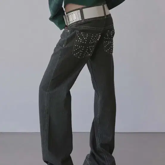 ★SCULPTOR★ Union Jack Engineered Denim Indigo Gray SC25S41 Union Jack Engineered Denim Indigo Gray – Sculptor