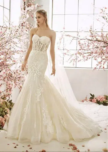 Pronovias 웨딩 드레스 머메이드
