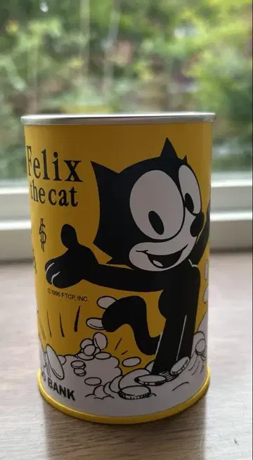 레트로 당시 물건 홋카이도 은행 Felix the cat 페릭스 저금통