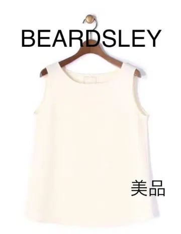 BEARDSLEY 슬리브리스 블라우스 셔츠 탱크 화이트