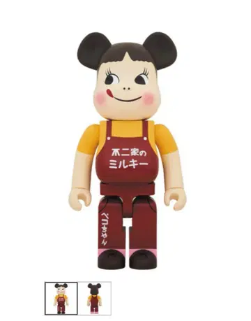 후지야의 밀키 페코짱 빈티지 버전 베어브릭 1000%