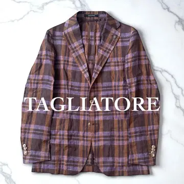 미사용급 TAGLIATORE 테일러드 자켓 린넨 100% DAKAR